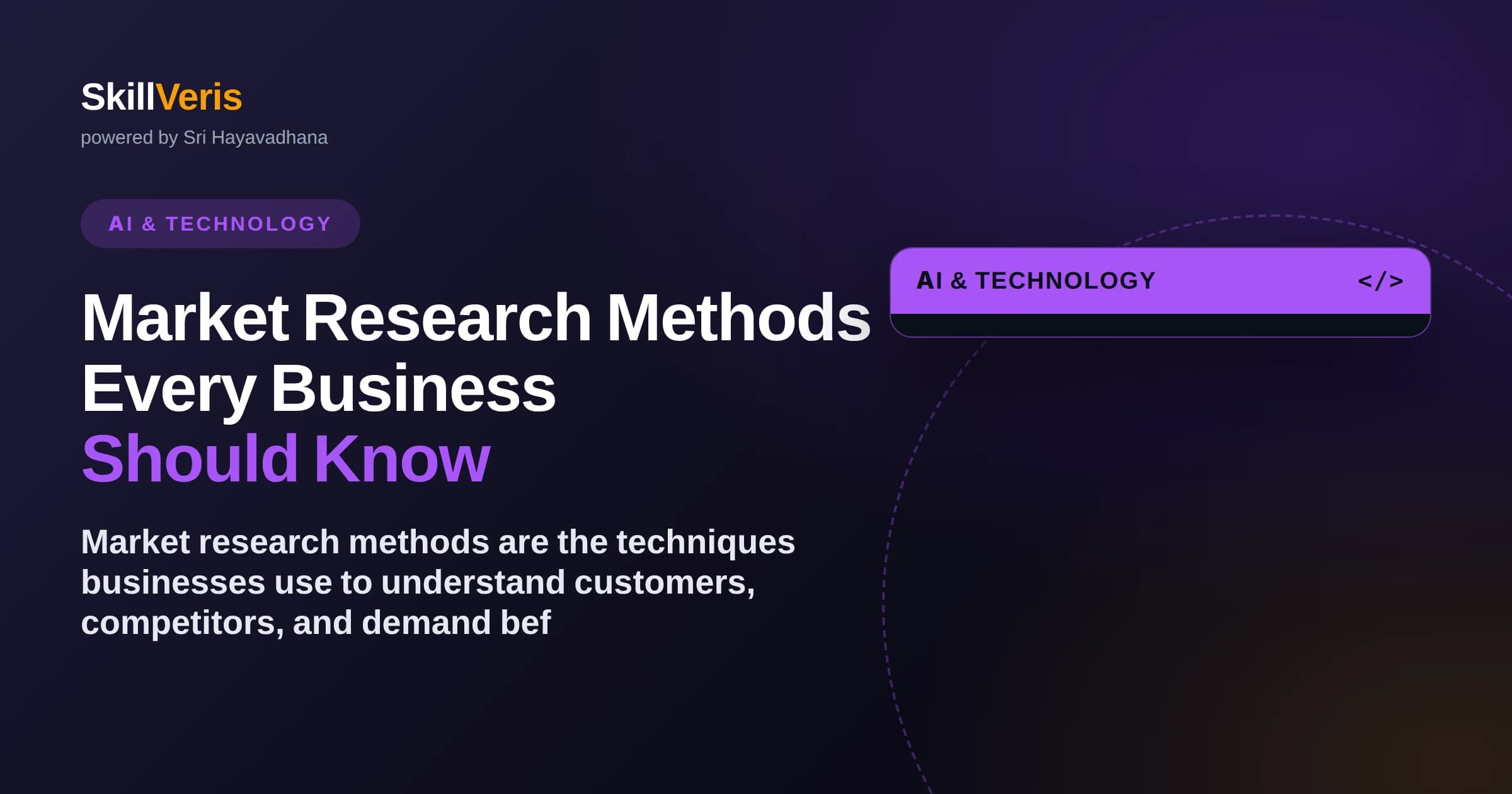 Market Research Methods Every Business Should Know