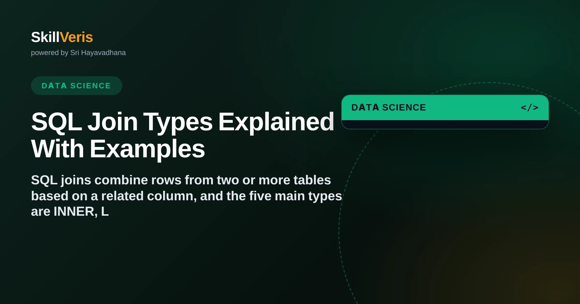 SQL Join Types Explained With Examples