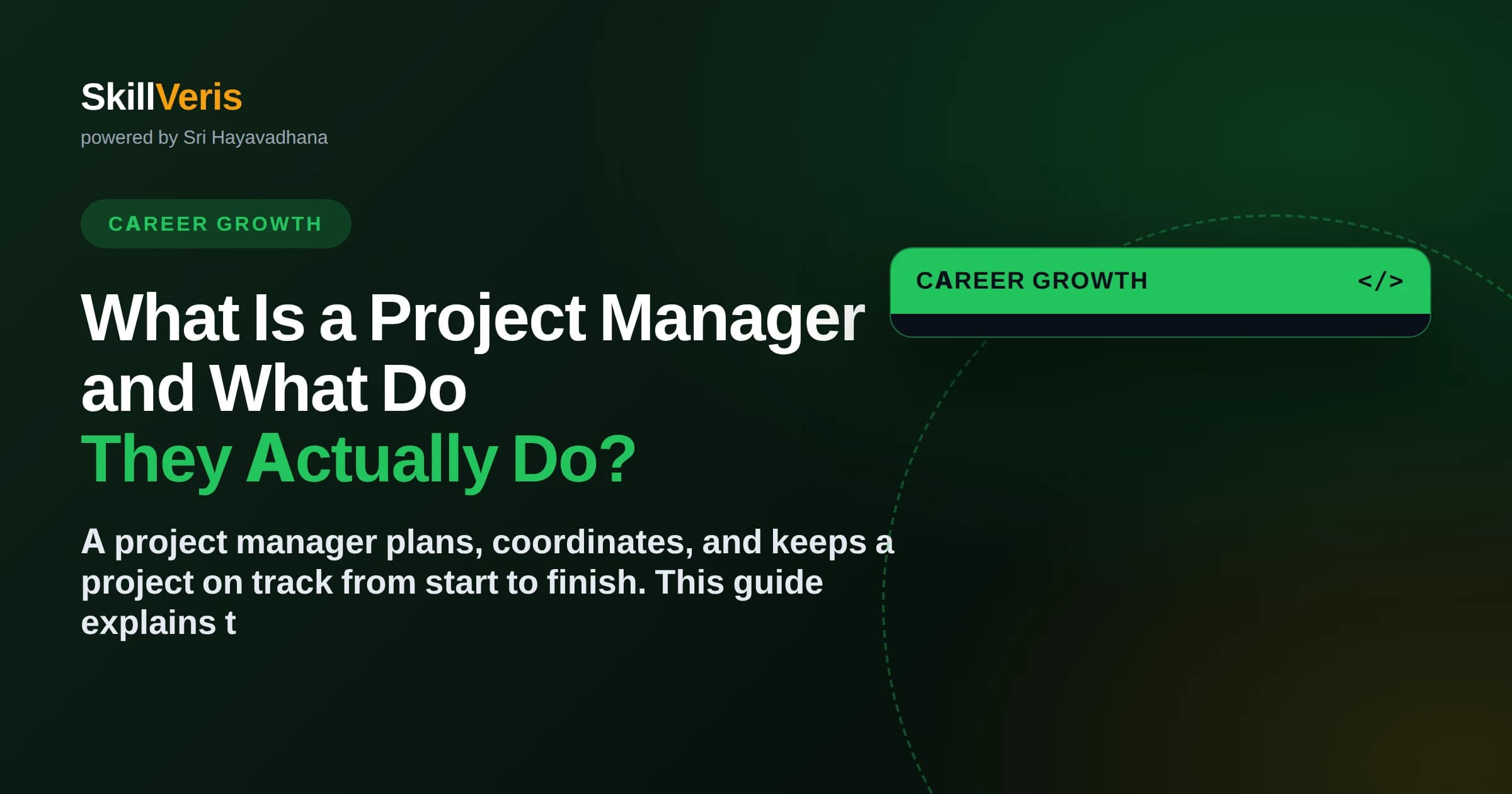 What Is a Project Manager and What Do They Actually Do?