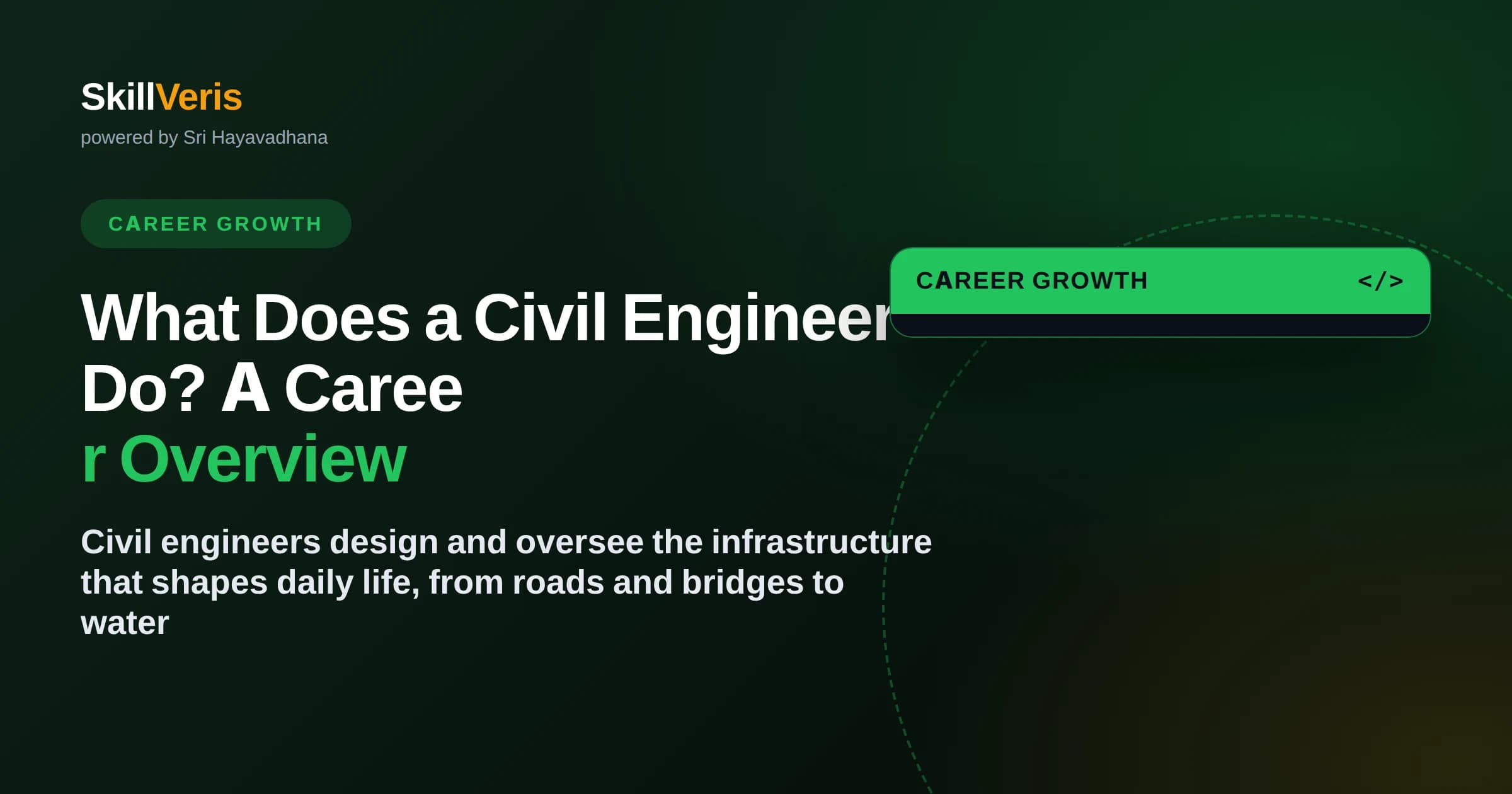 What Does a Civil Engineer Do? A Career Overview