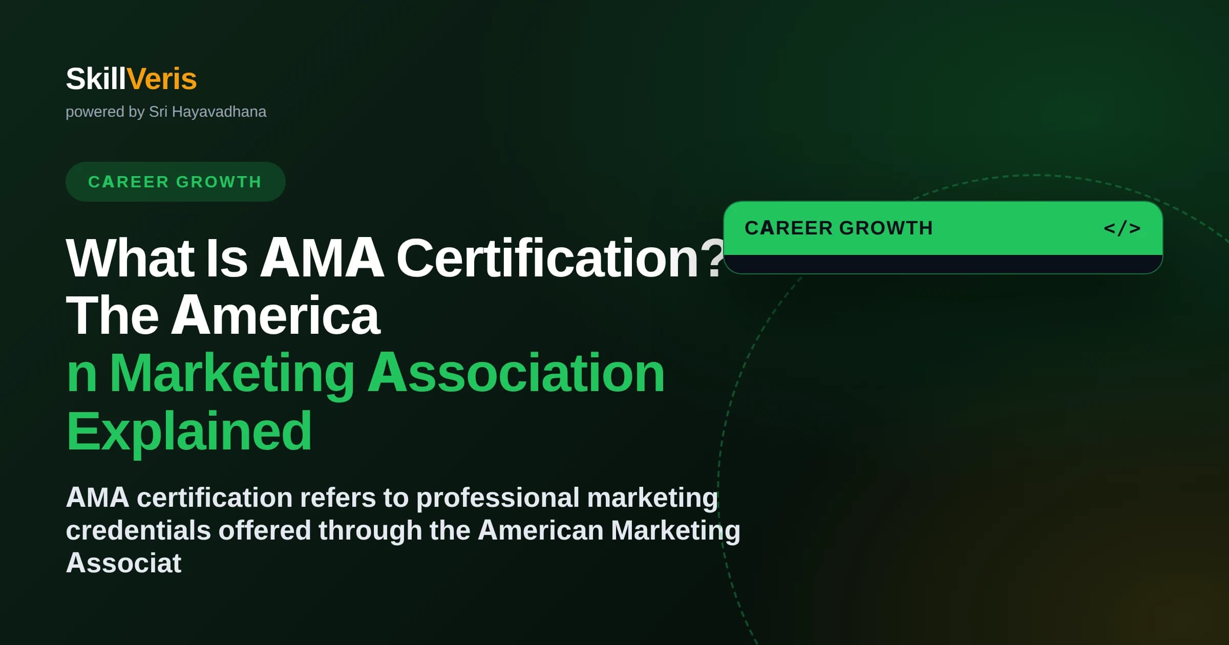 What Is AMA Certification? The American Marketing Association Explained