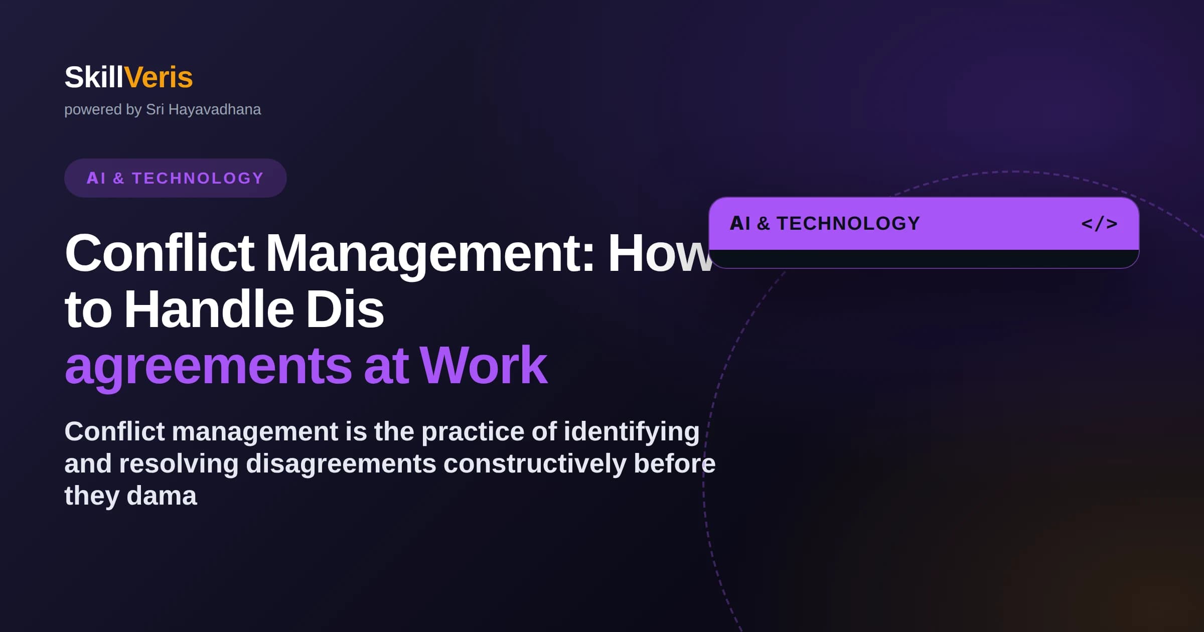 Conflict Management: How to Handle Disagreements at Work