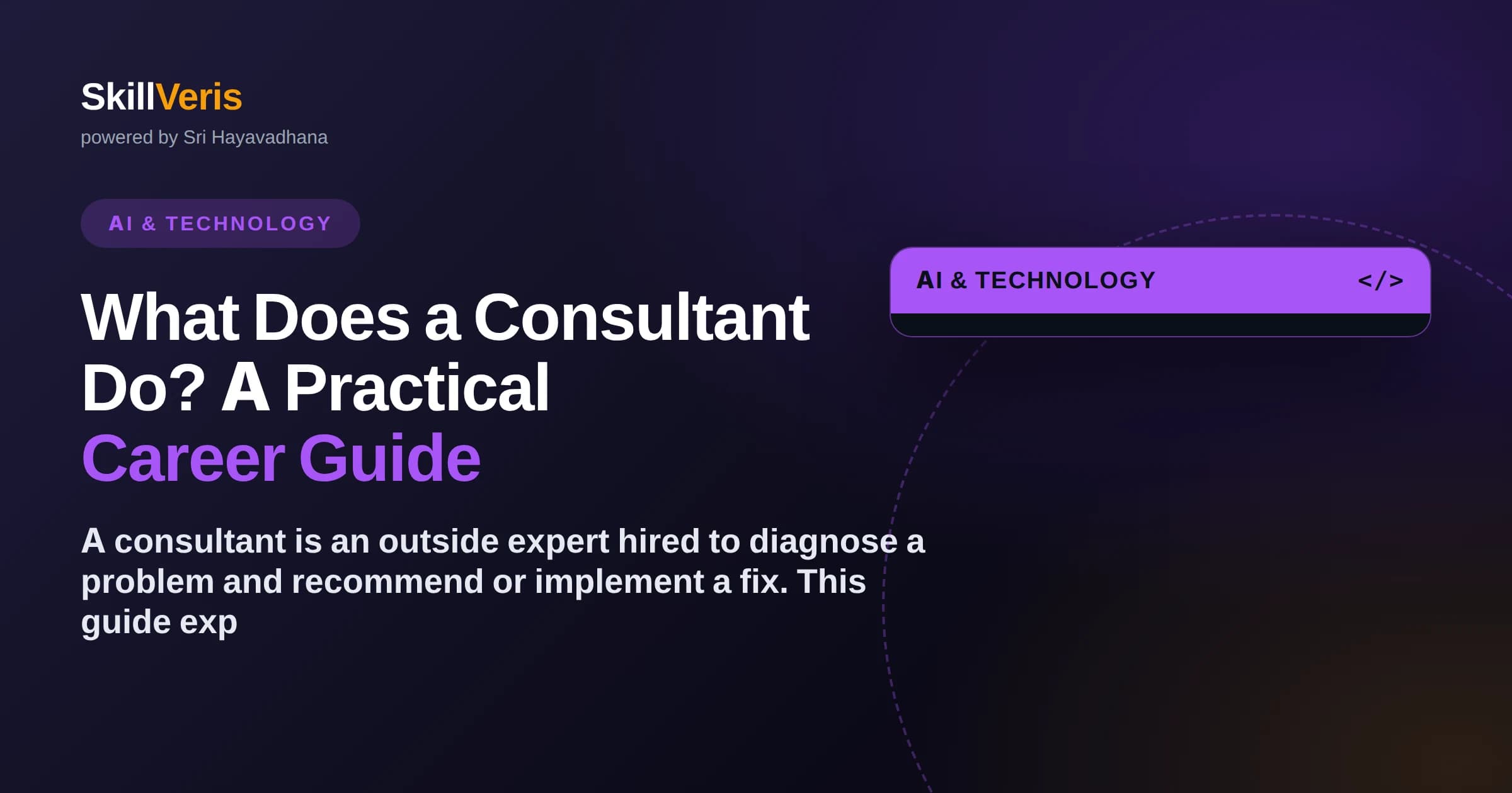 What Does a Consultant Do? A Practical Career Guide