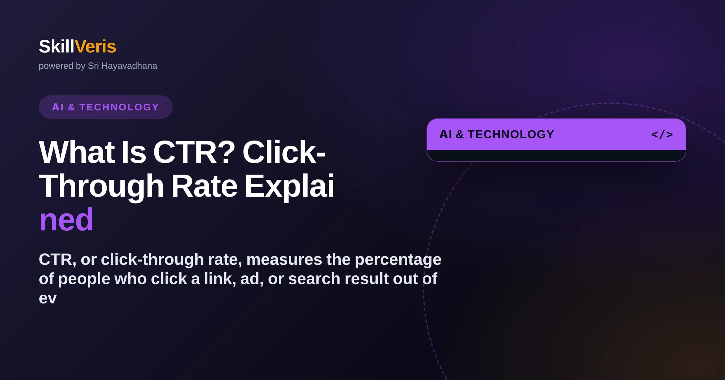 What Is CTR? Click-Through Rate Explained
