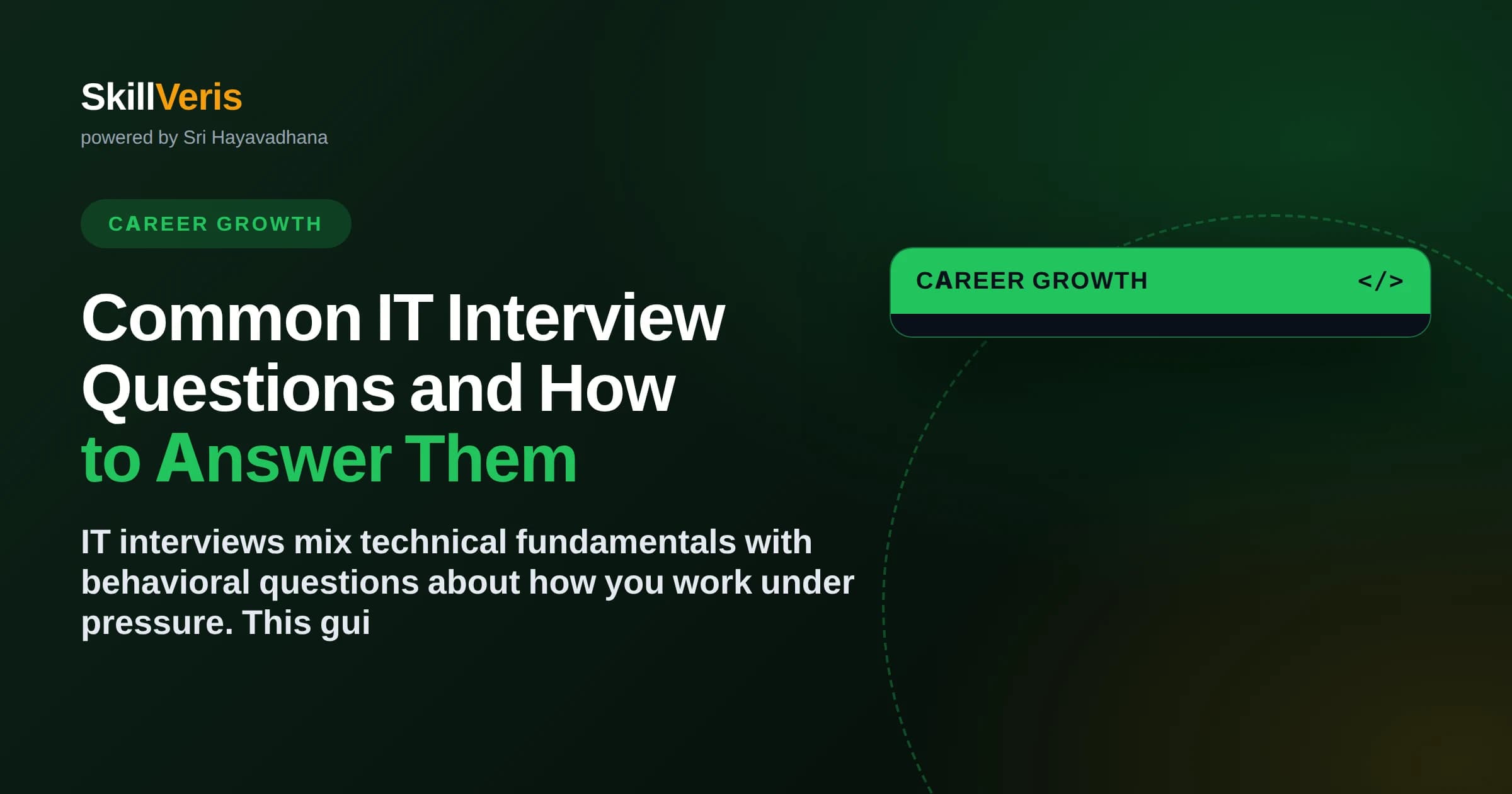 Common IT Interview Questions and How to Answer Them