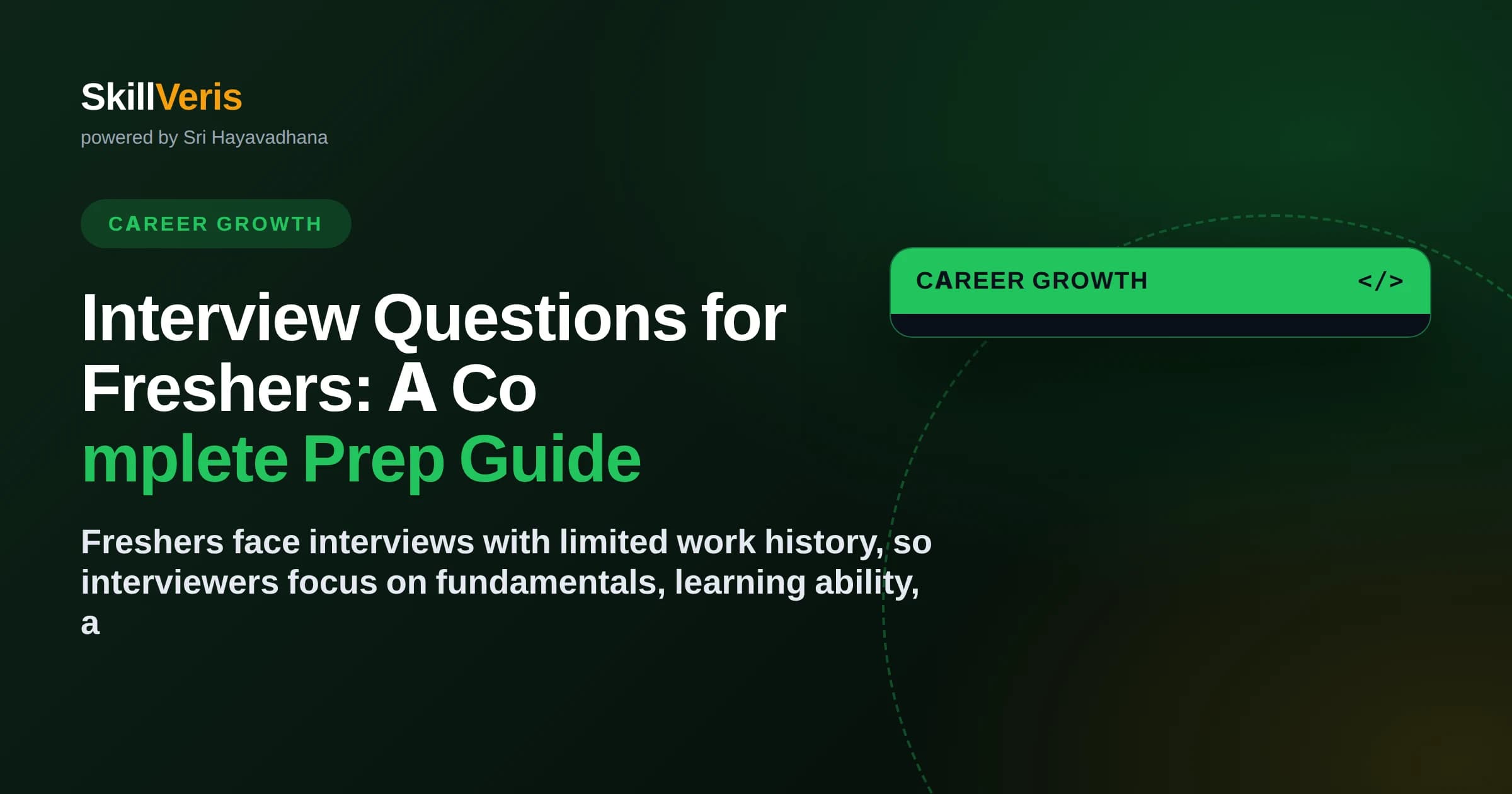 Interview Questions for Freshers: A Complete Prep Guide