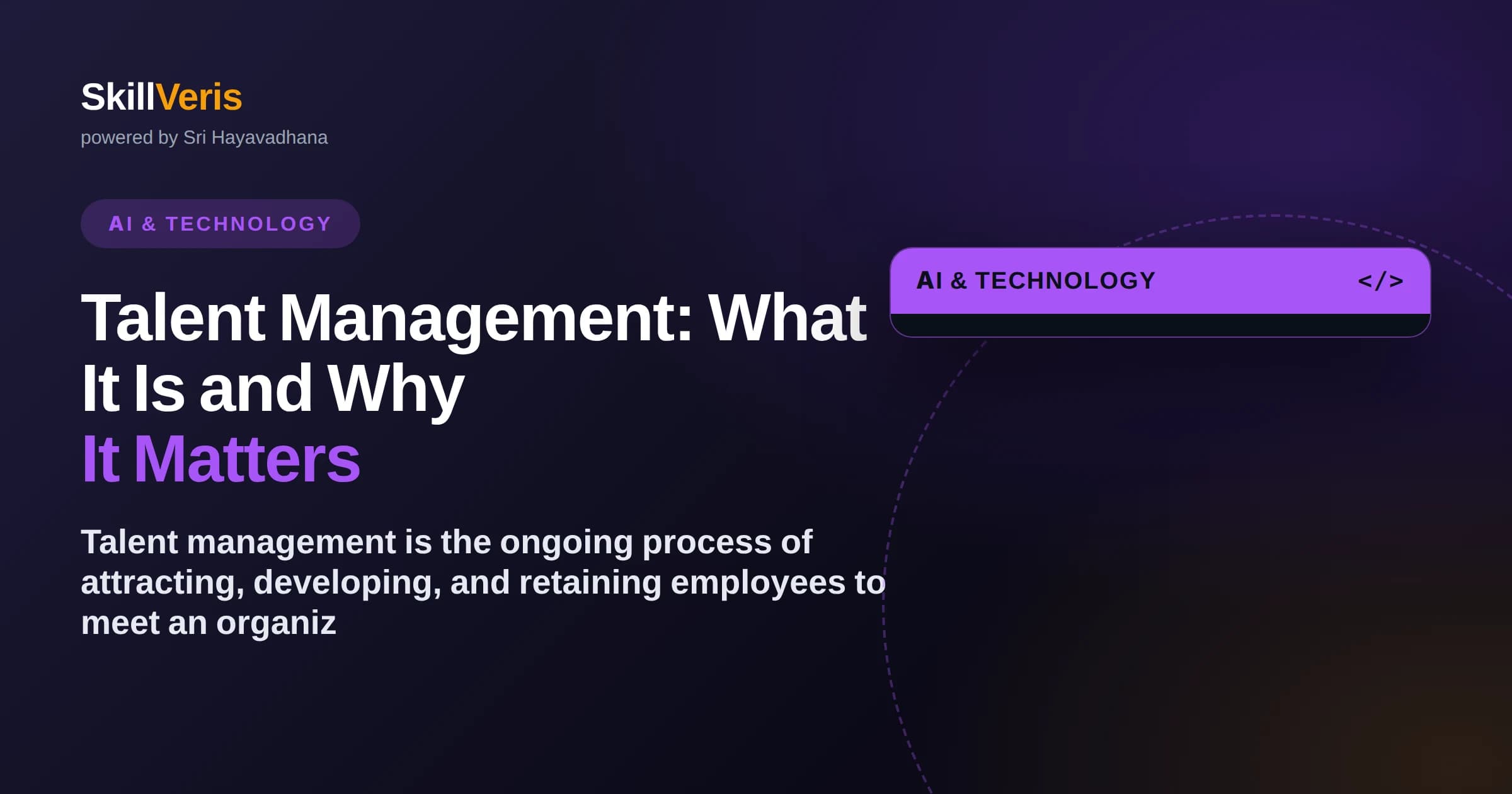 Talent Management: What It Is and Why It Matters