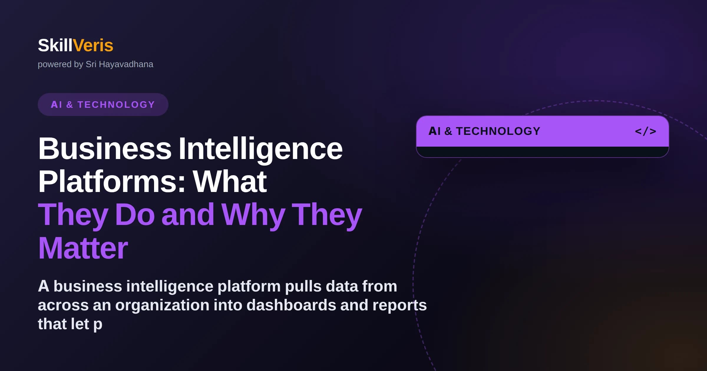 Business Intelligence Platforms: What They Do and Why They Matter
