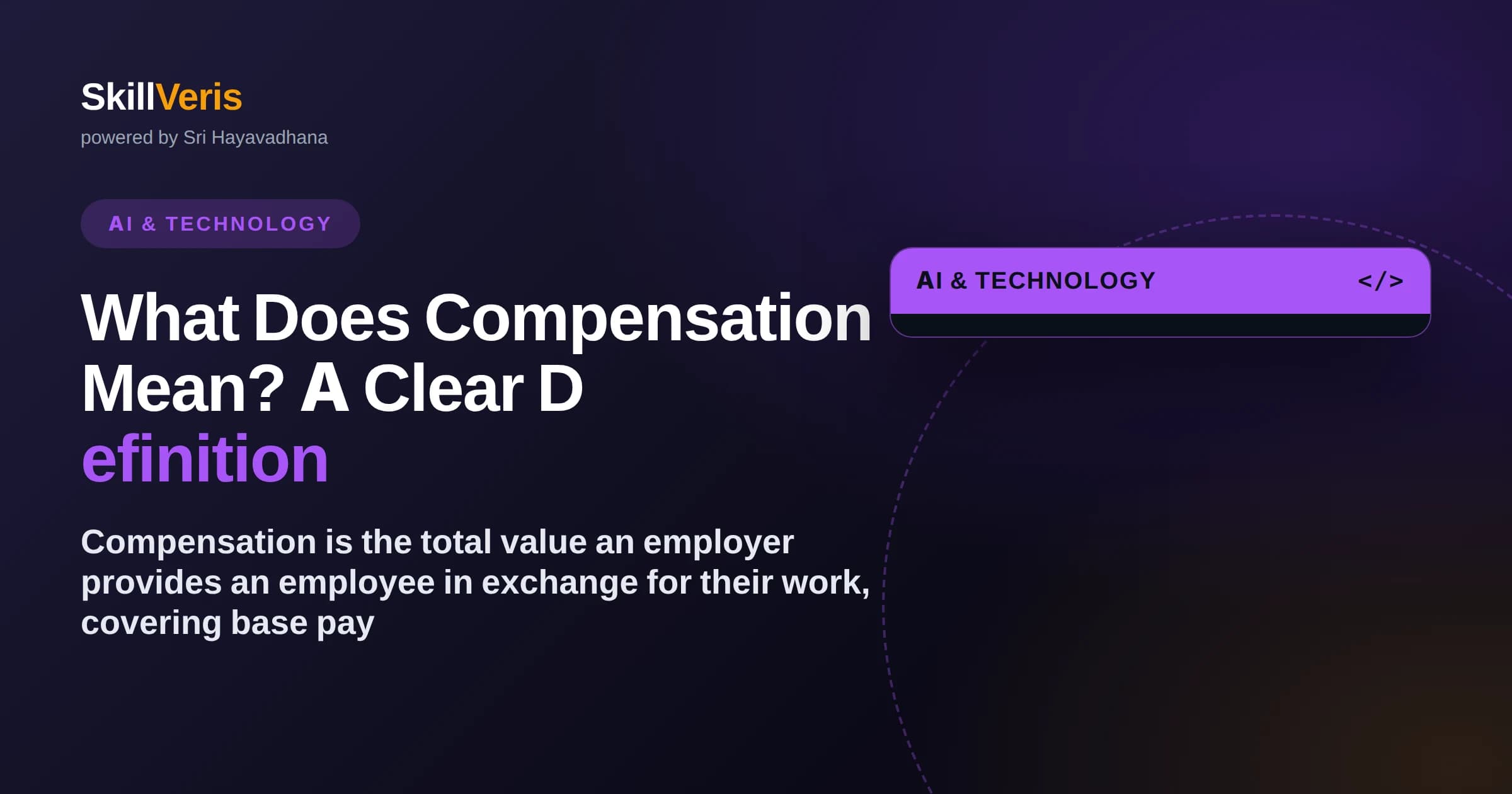 What Does Compensation Mean? A Clear Definition