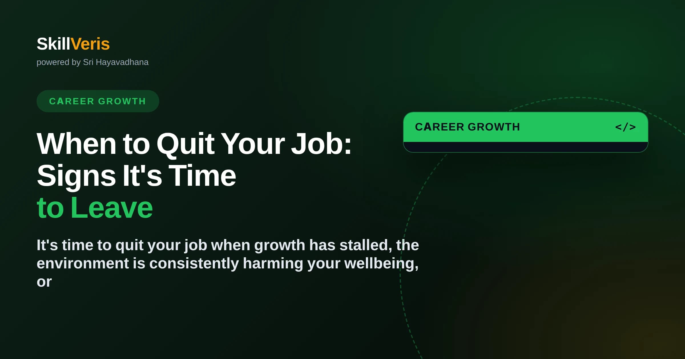 When to Quit Your Job: Signs It's Time to Leave