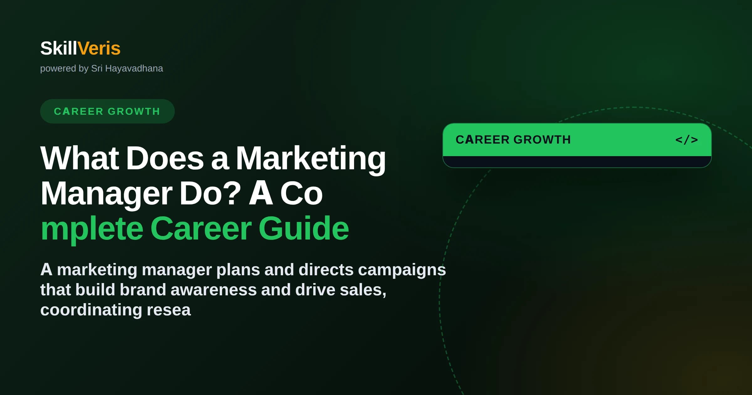 What Does a Marketing Manager Do? A Complete Career Guide