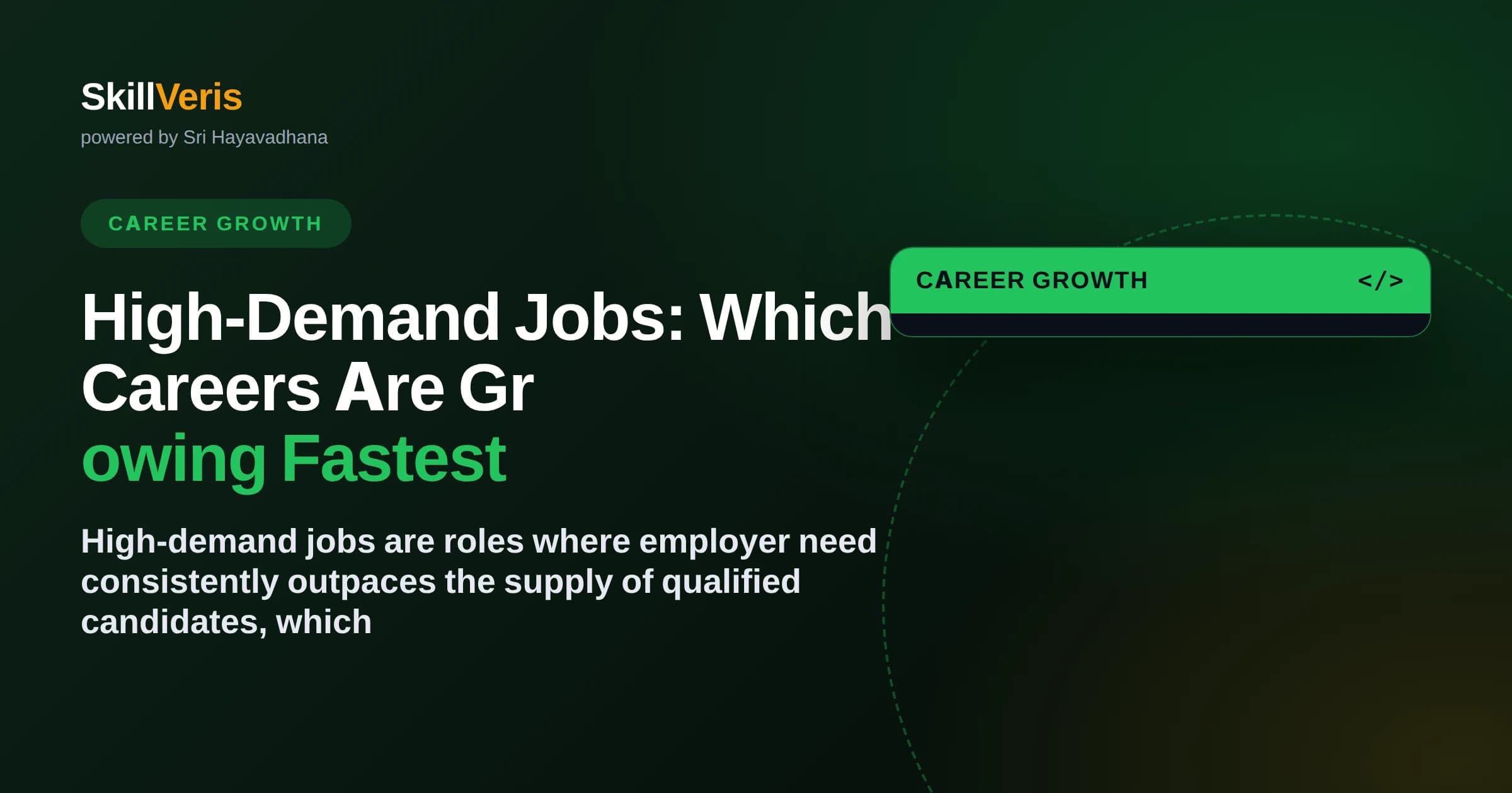 High-Demand Jobs: Which Careers Are Growing Fastest