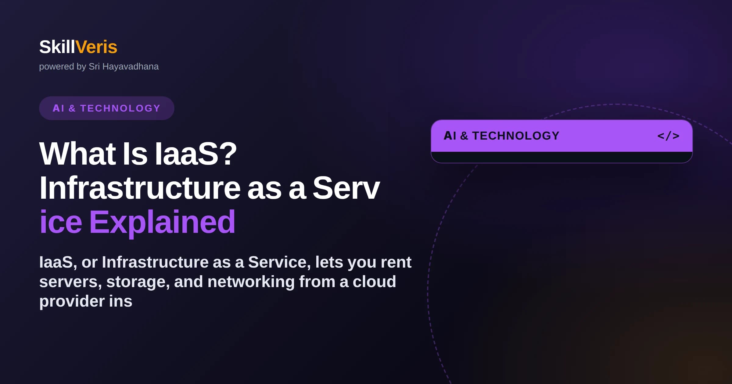 What Is IaaS? Infrastructure as a Service Explained