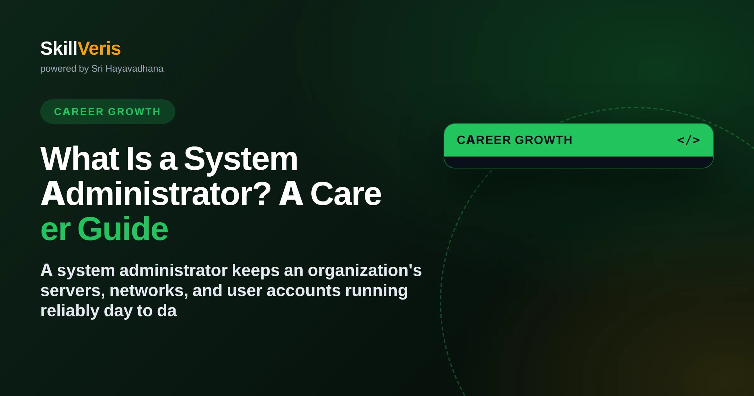 What Is a System Administrator? A Career Guide
