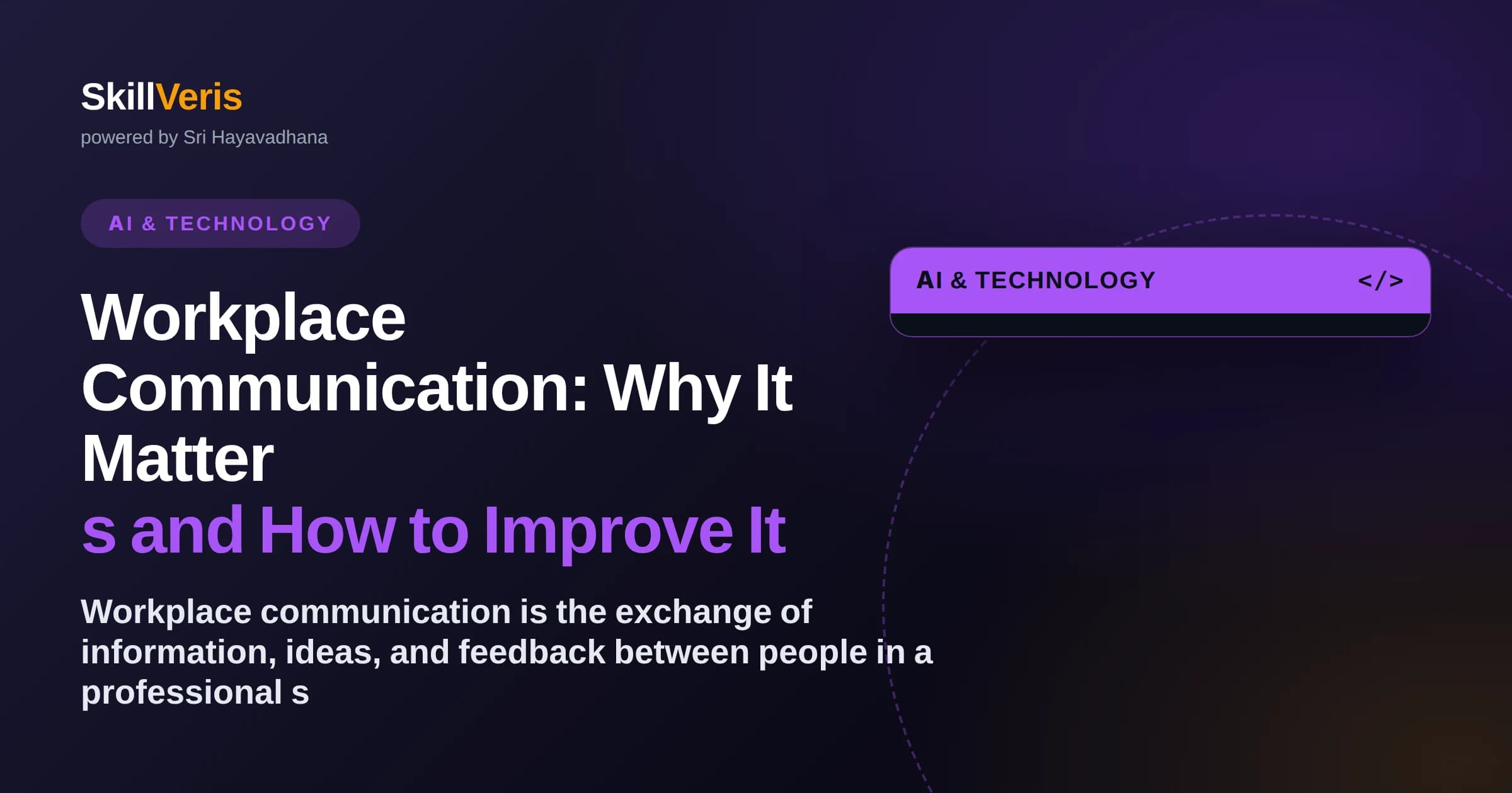 Workplace Communication: Why It Matters and How to Improve It