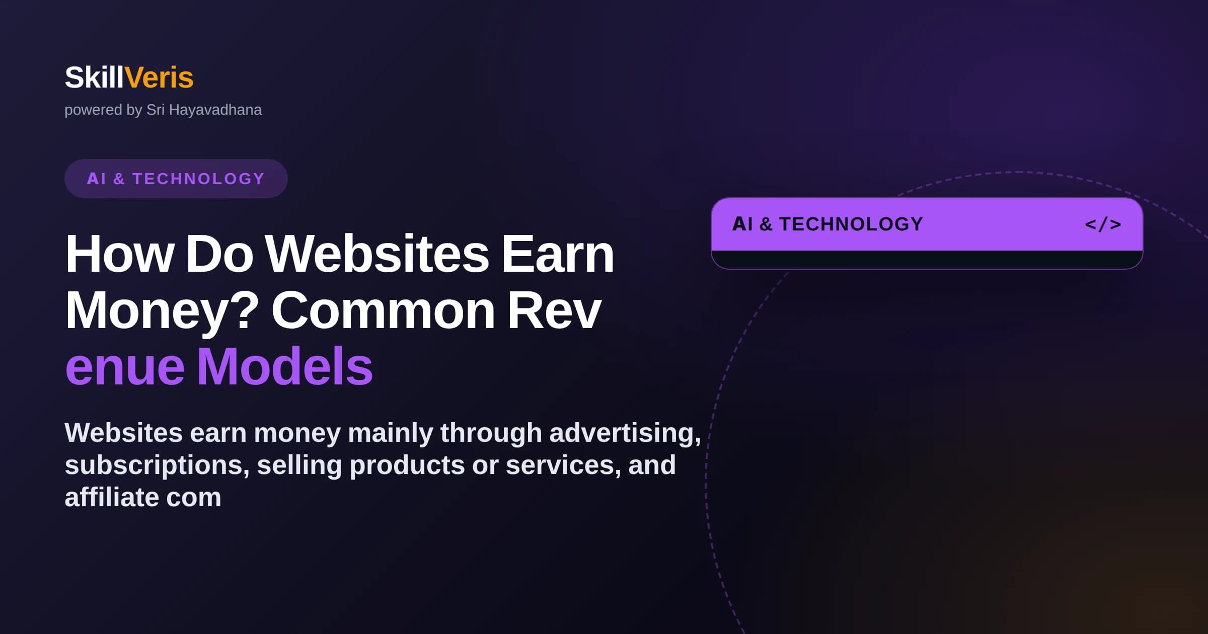How Do Websites Earn Money? Common Revenue Models
